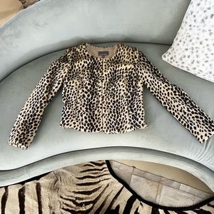 Tinley Road - Spotted Fur Jacket - Small